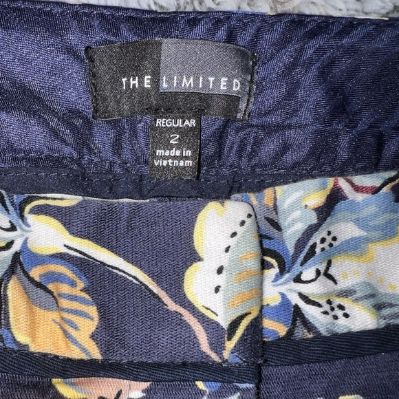 Vintage The Limited (pre-2017 changeover) Floral Ankle Pants, size 2 - Picture 5 of 7